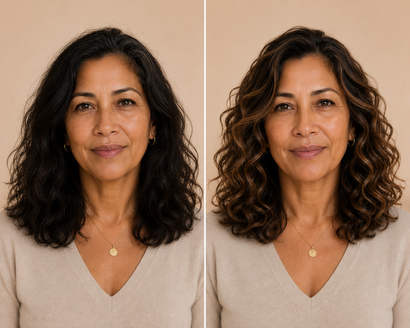 Margaret P. before and after